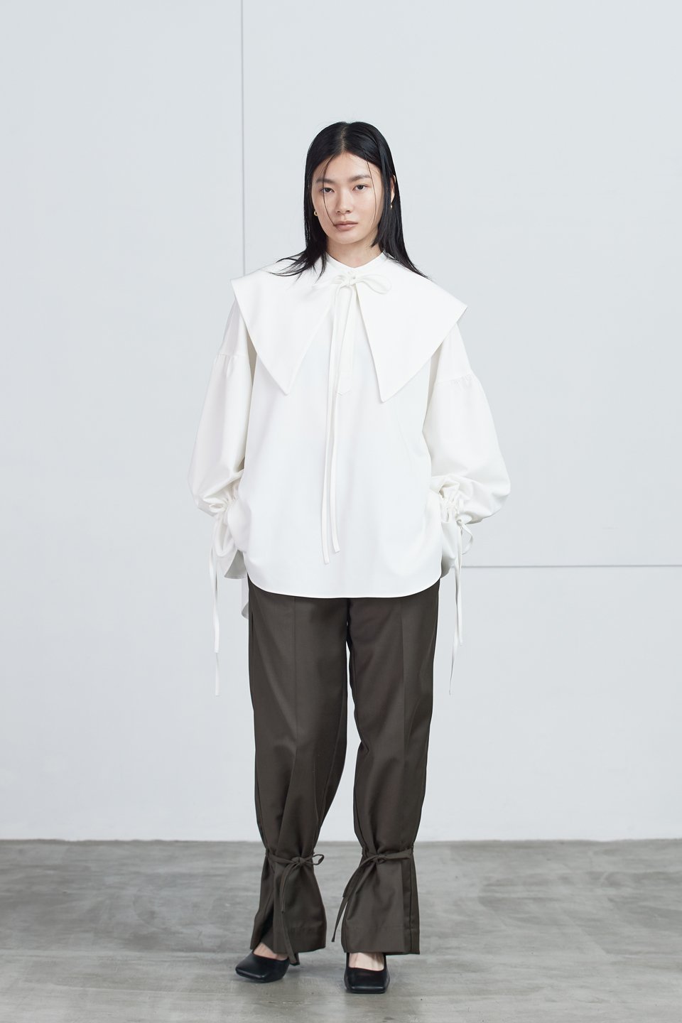 EN APARTMENTエンパートメント BIG COLLAR ブラウス シャツ BIG COLLAR | EN APARTMENT ONLINE STORE
